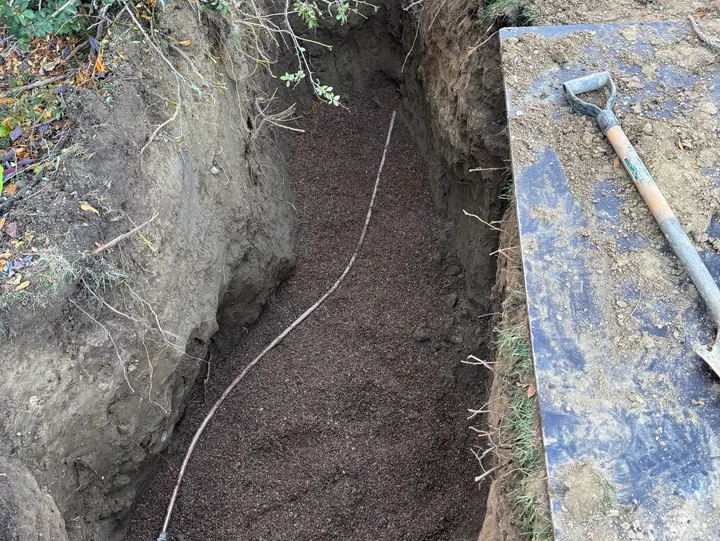 Main water line repair